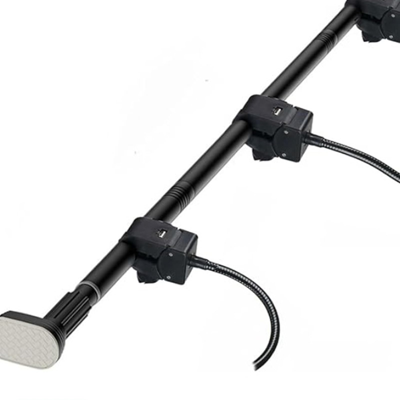 Garland Hanger for Front Door, Adjustable Double Door Garland Hanger 32"-80" Heavy-Duty Metal Wreath Holder for Front Door, No Screws Drilling,