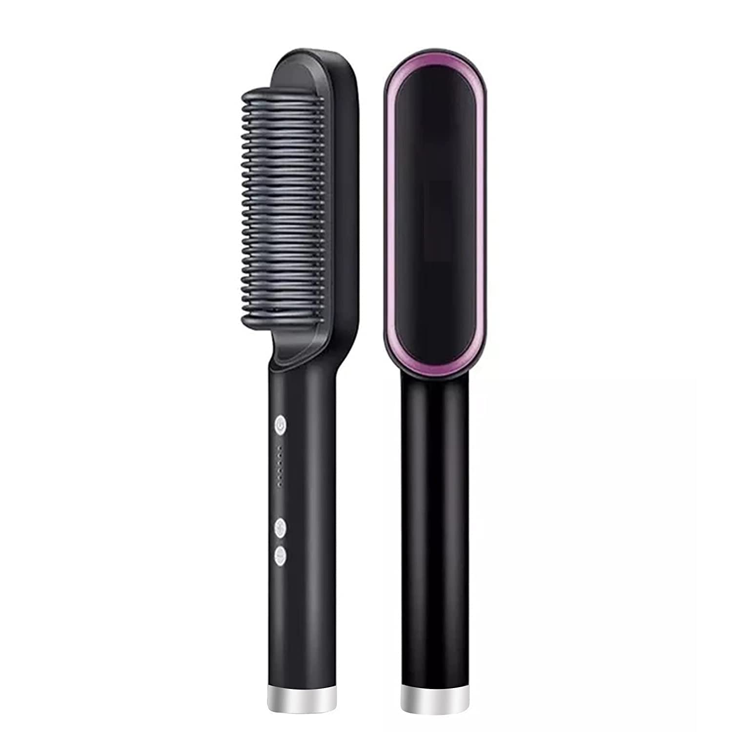 Hair Straightener Comb Brush with Adjustable Ceramic Heat Settings | Ideal for Effortless Styling, Smooth Hair, and All-Day Frizz Control-image-45