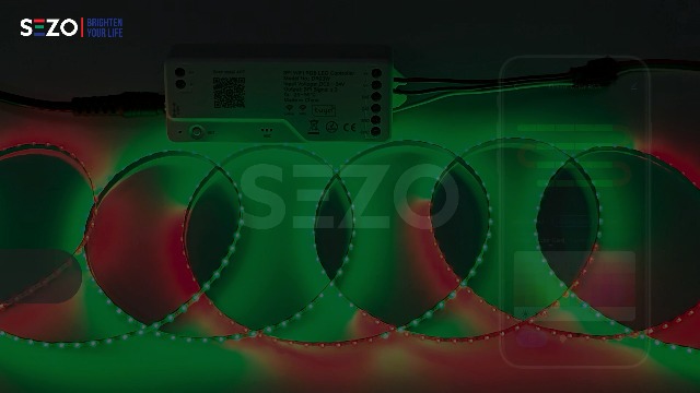 Image of SEZO WS2812B IC RGB LED Strip 160 Pixels /m 2.7mm Width Ultra Narrow Individually Addressable RGB Light 0807SMD Dream Full Color Flexible Tape 3.3ft IP30 DC5V(No Adapter or Controller)