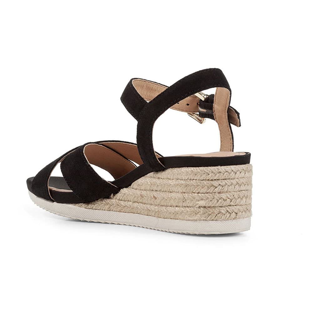 Geox D Ischia Corda, Sandalias Mujer