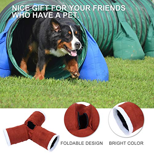 Túnel de brinquedo de cachorro de estimação passagem de gato de estimação rolando túnel de totoro (p