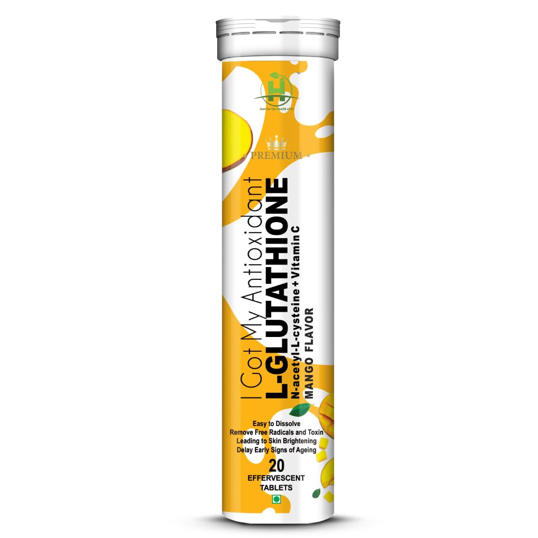 Healthy Nutrition L-Glutathione 600mg With Mango Flavour | Helping for Glowing Skin, Antioxidants, Skin Lightening,Detoxification Pigmentation, | Tan Removal For Men & Women- 20 Effervescent Tablets (B0CZXHCB4F) Amazon Price History, Amazon Price Tracker