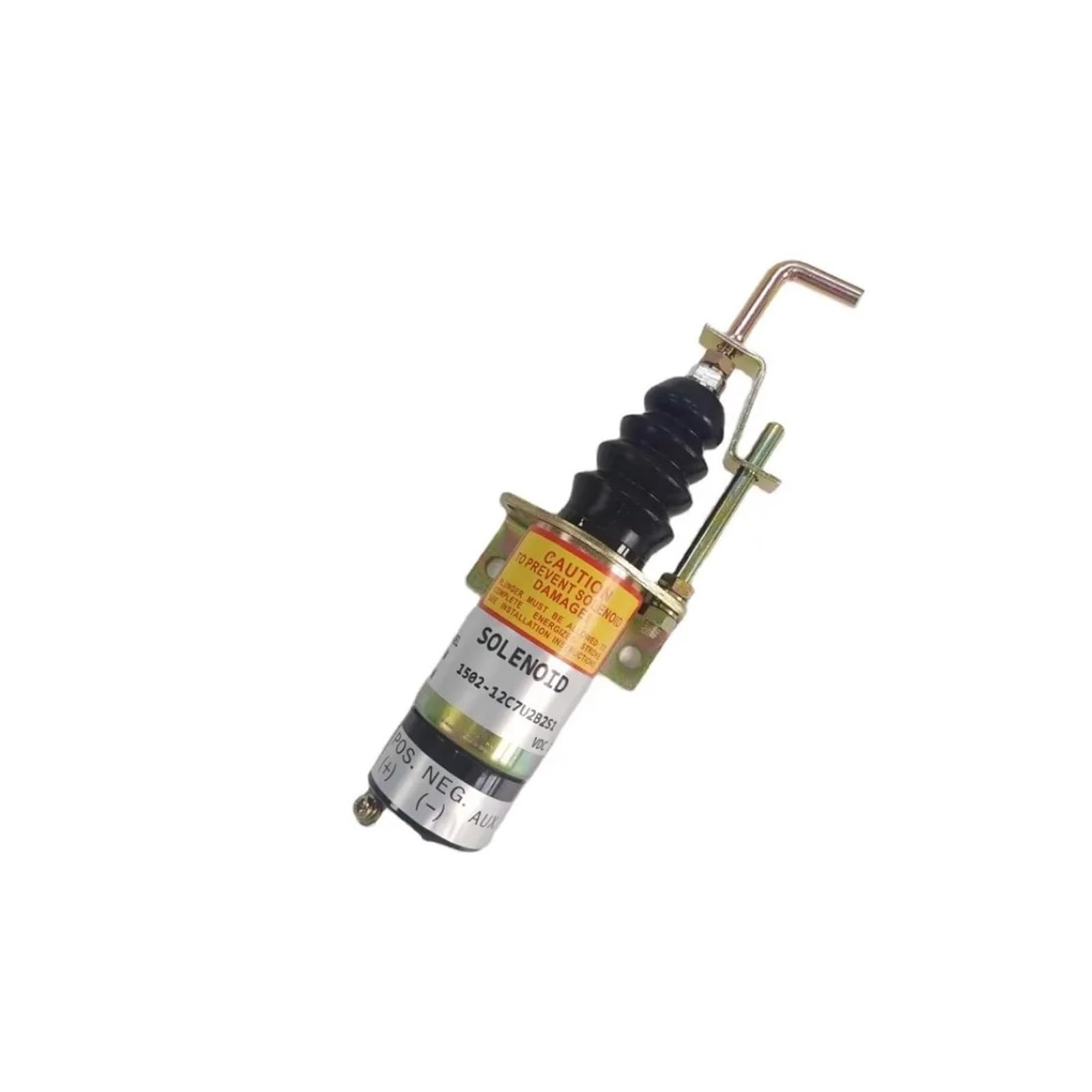 Solenoide de corte de combustible Solenoide de corte de combustible 1502-12C7U2B2S1, compatible con solenoides de control del acelerador del motor LPW2, LPWS2 y LPWT4.