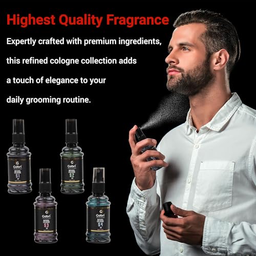 Gabri Professional Aftershave Cologne Gift Set for Men – 4x75ml Natural Cologne Mix, Eau de Cologne Spray, Long-Lasting Fragrance for Barbers, Travel, and Daily Use - Image 4