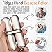 Fidget Roller for Kids Adults- Handheld Fidget Toy for Hand Recovery | Relieve Stress Anxiety, Promotes Focus | Tension, Hand Grip | Strengthener, Hand Speed Exercise | Trainer, Portable | Boredom