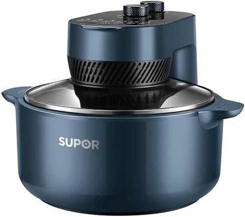 Supor - Freidora de aire de gran capacidad con ventana visual de 360 grados
