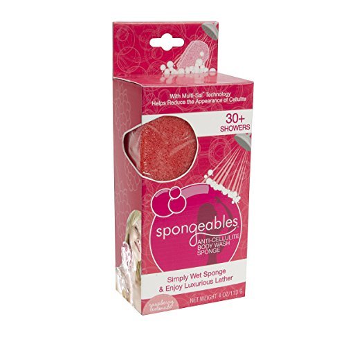Spongeables 30 Plus Anti Cellulite Body Wash Infused Sponge