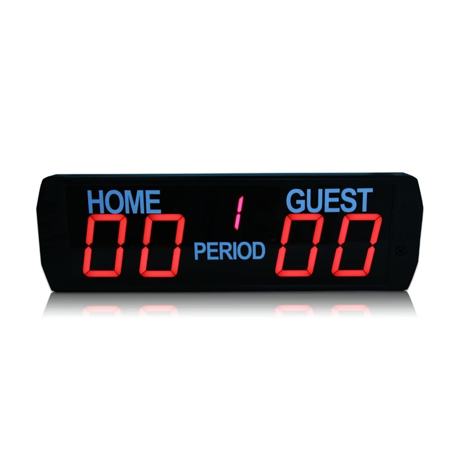 Sport Timer, Portable LED Digital Electronic Scoreboard, With Remote Control Indoor Wall Mount For Basketball Table Tennis Baseball Football Volleyball, Quickly Record Score for Training
