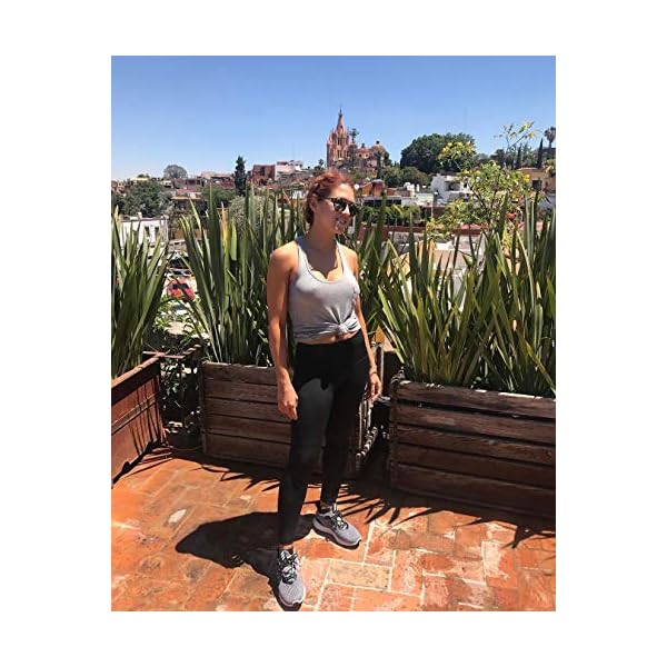 High Waisted Leggings for Women-Womens Black Seamless Workout Leggings Running Tummy Control Yoga Pants(S-M)