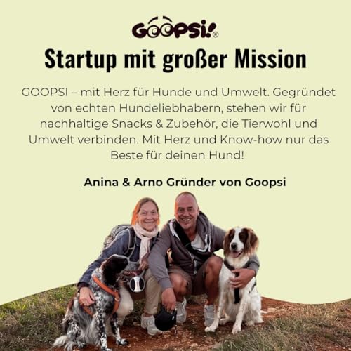 GOOPSI Rehrippen Hund getrocknet 2 x 300g gestückelt - Natur Kauartikel Hund unbehandelt mit Fleischresten - Kauspaß für Hunde - aus Deutschland