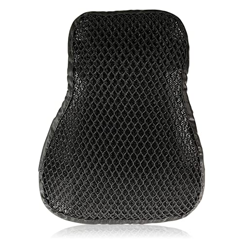 Coussin de siège de moto anti-dérapant et tapis en maille cool