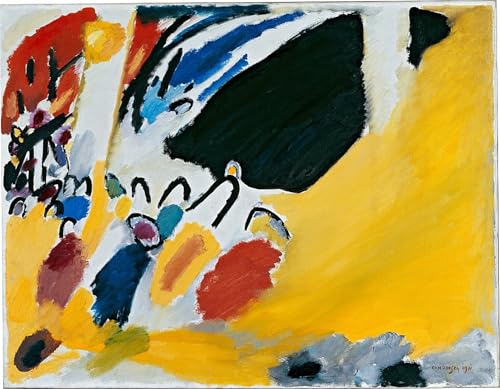 Affiche de Vassily Kandinsky Concert Impression III impression sur toile de décoration 60x90