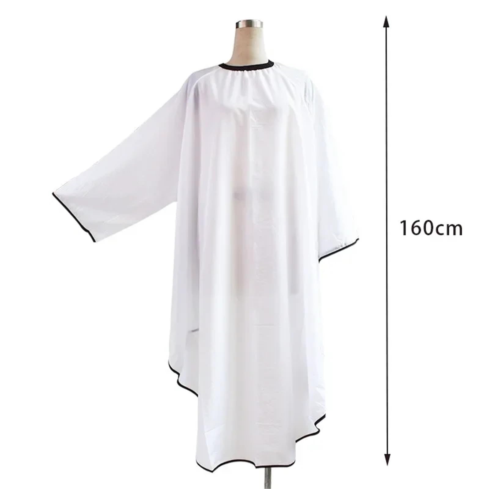 Delantal con mangas for barbería, paño for corte de pelo, capa for, bata peluquería, accesorio salón, 3 uds Para Peinado Cortes