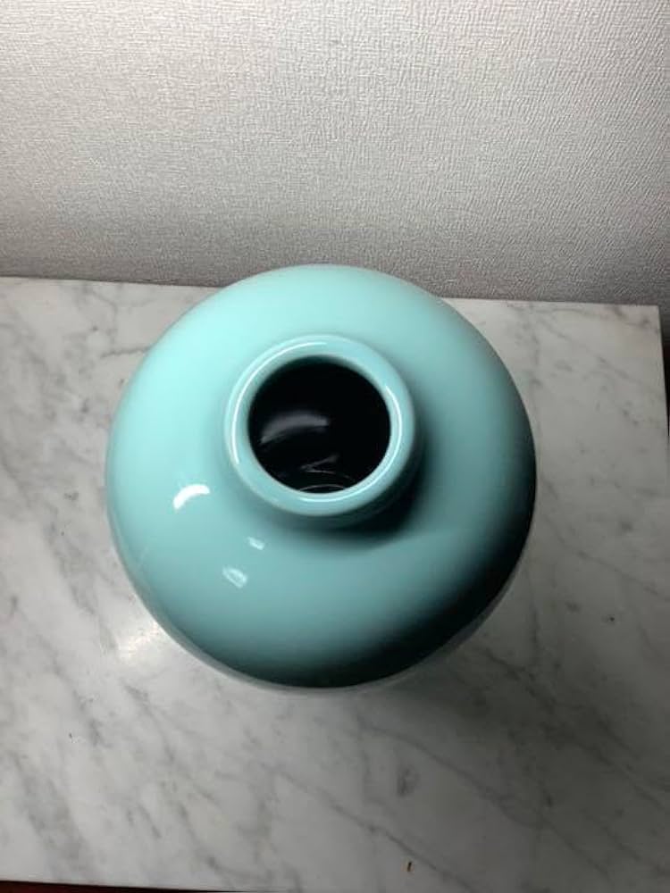 Amazon.co.jp: 「再げ」清水焼 青磁 花瓶 森野喜光作 : ホビー