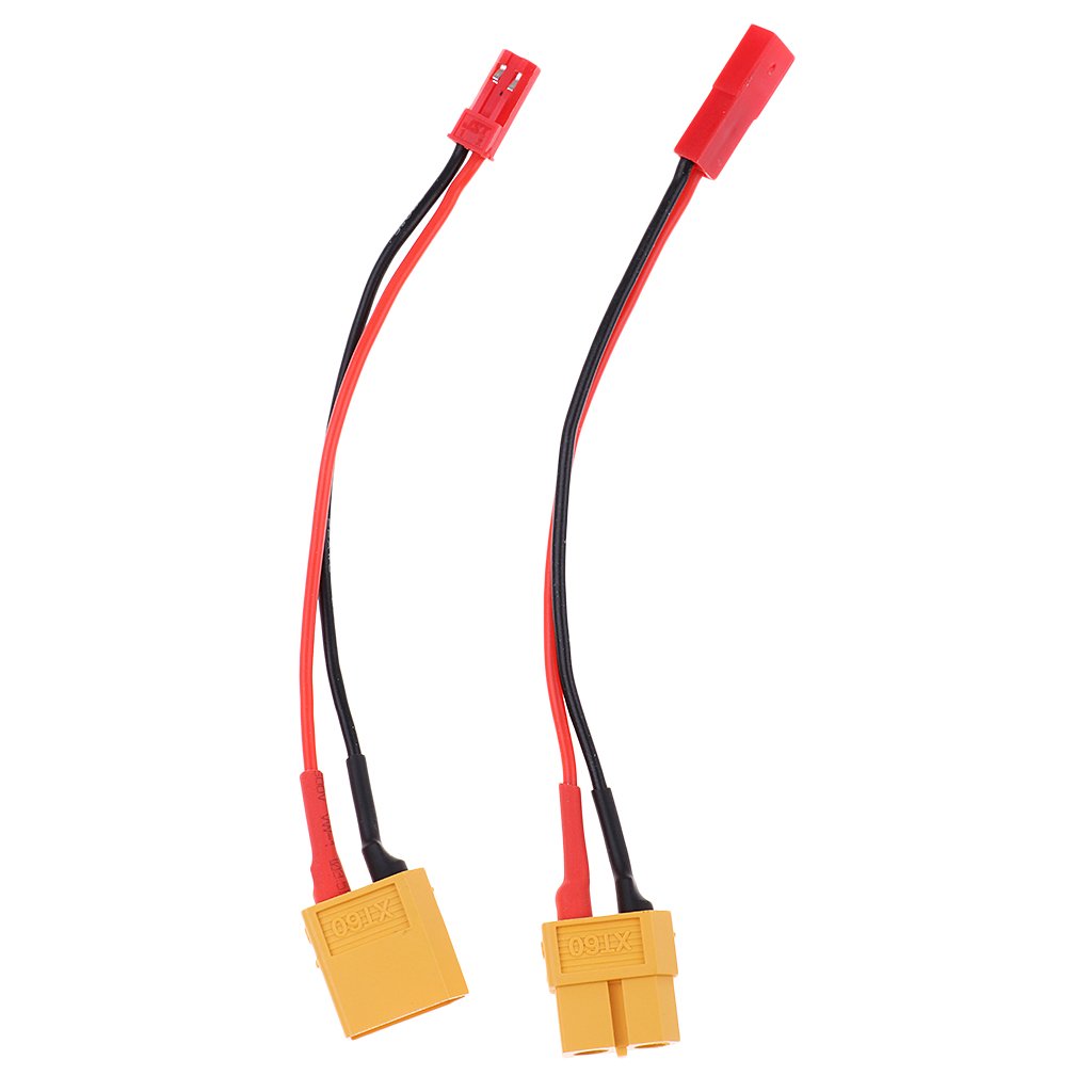 ATORSE® 1 Pair Xt60 to Jst Plug Connector with 13.3Cm Cable Wire 22Awg Male/Female-image-15