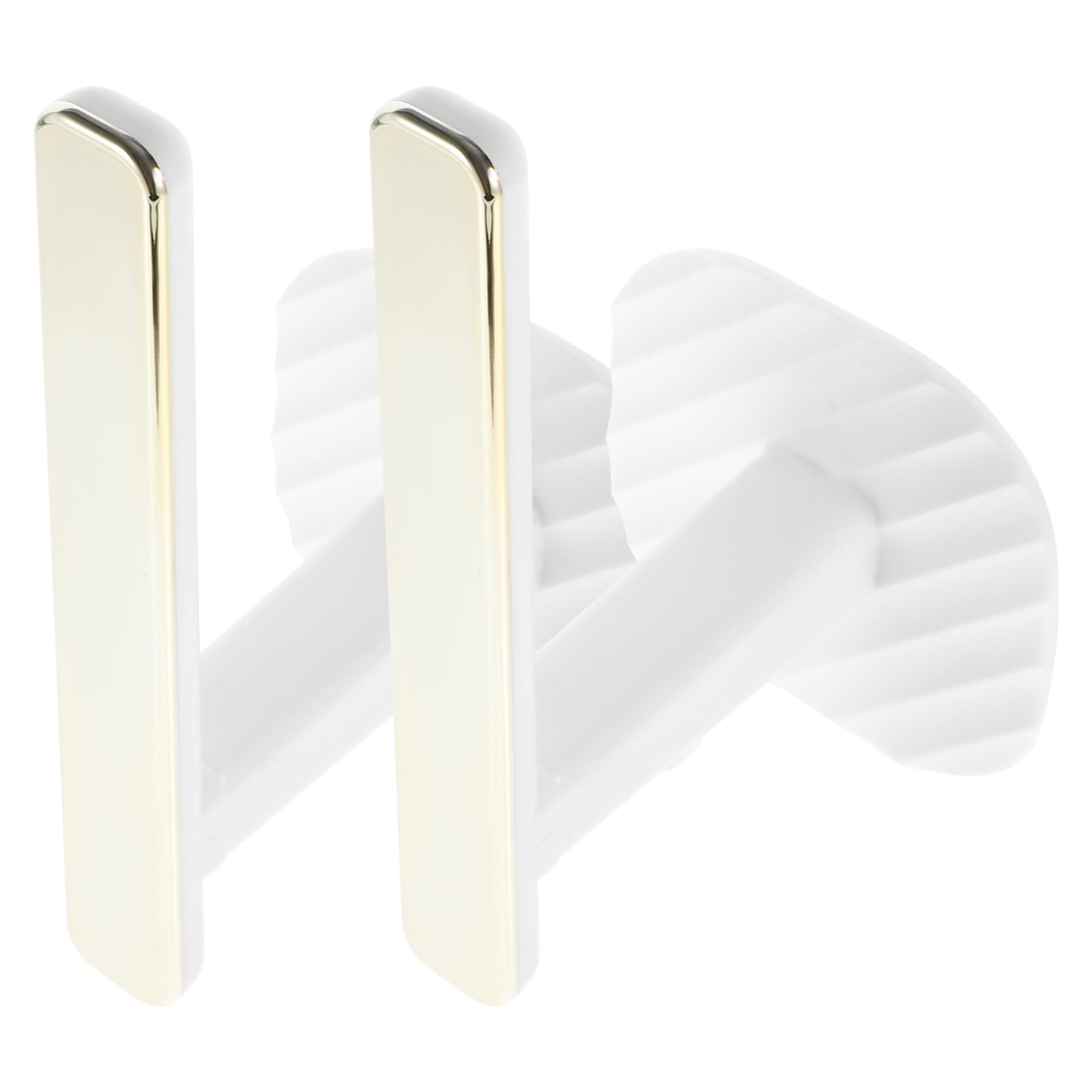 Didiseaon 5 Ensembles Crochets Accessoire Piscine Nettoyeur De Plein Air Bars Porte-rideaux Étagère Porte-cannes Distributeur De Papier Hygiénique Garage Stylo Plastique Blanche 2 Pièces * 5