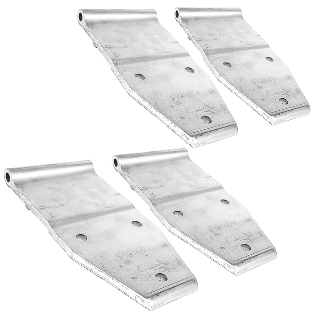 4PCs Aurora Aluminum Metallic Mill Great Dane Style 3-Hole 3-7/8