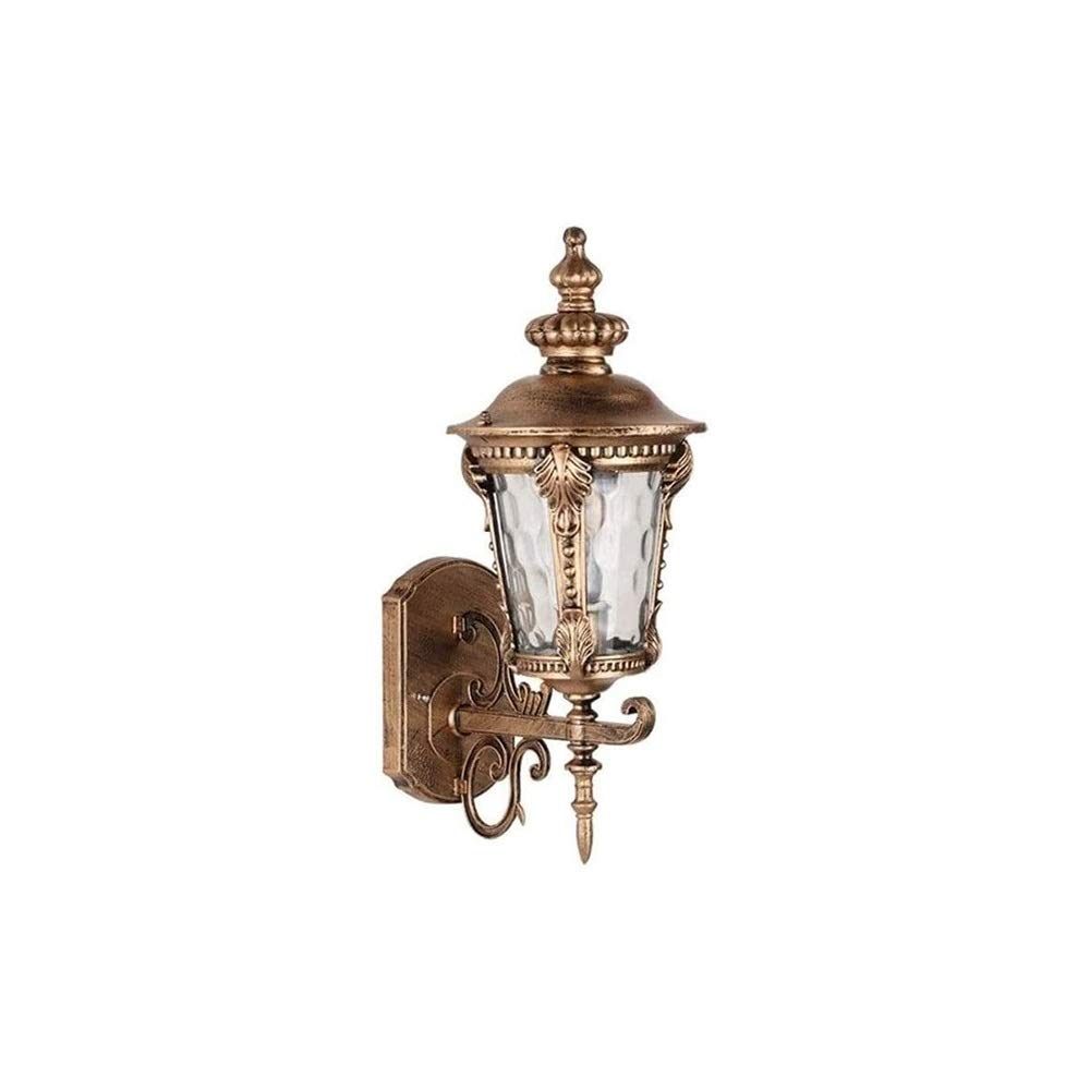 HPTHLY Wall Mounted Light Wall Lamp Brass Gooseneck Retro E27 Transparent Lampshade Waterproof Bedroom Balcony Wall Light Outdoor Waterproof Wall Sconce Door