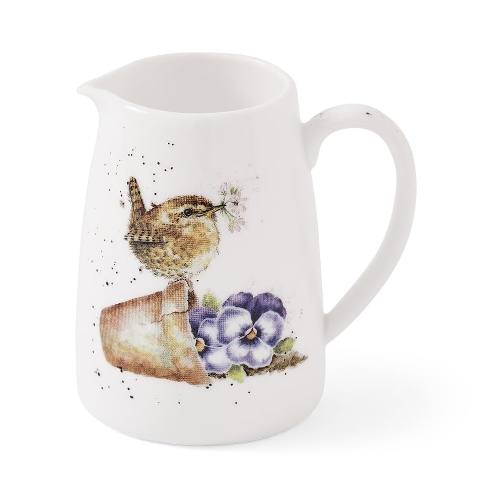 Royal Worcester Wrendale Designs Kleine Posie Krem 125 ml Dzbanek Ptak