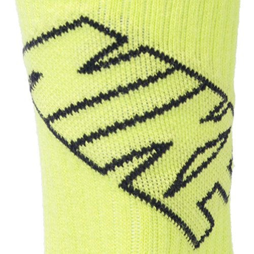 Nike Kids Boy's Graphic Cotton Cushion Crew 3-Pair Pack (Little Kid/Big Kid) Cyber/White/Black MD (5-7 Big Kid Shoe)3