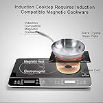 Duxtop LCD Portable Double Induction Cooktop 1800W Digital Electric Countertop Burner Sensor Touch Stove, 9620LS/BT-350DZ - Image 3