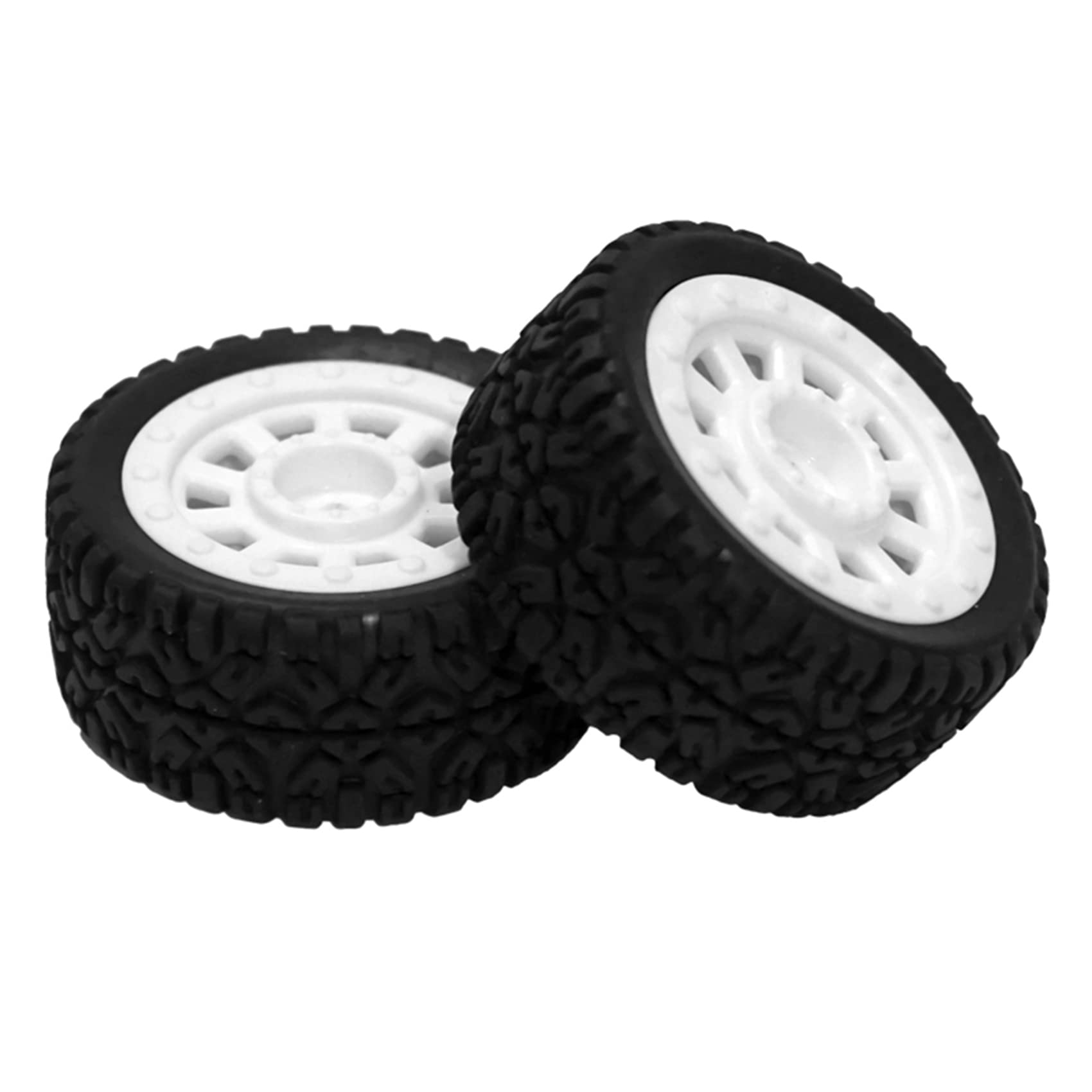Tyatocepy 12 Pièces Séries Pneus de Roue de Voiture Télécommande Pneus pour SG 1603 SG 1604 SG1603 SG1604 1/16 Accessoires de Pièces de Rechange de Voiture Télécommande
