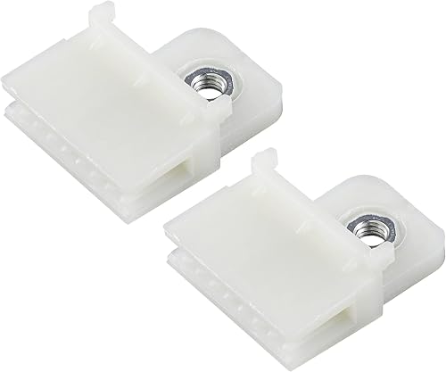 2 clips de retención de canal de vidrio para puerta de ventana, 1.69 x 1.38 x 0.75 pulgadas, clip de marco universal para automóvil, camión,