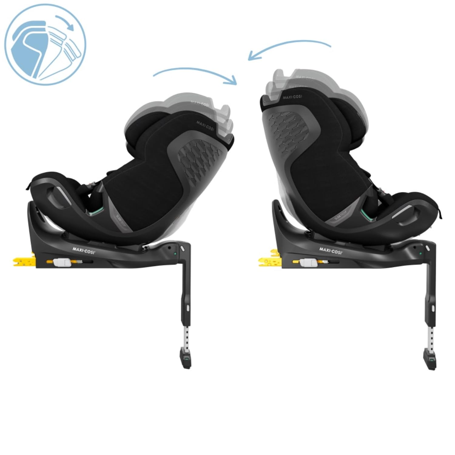 Maxi-Cosi Emerald 360 Pro Siège auto pour enfant G-CELL Protection contre les chocs latéraux Harnais facile à installer Climaflow Contrôle de la température SlideTech Convient de 0 à 12 ans