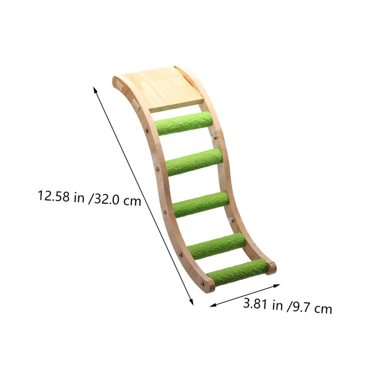 POPETPOP 2Pcs Bird Ladder for Parrots Budgerigar Climbing Accessory Durable Bird Cage Supplies for Playtime and Physical Activity