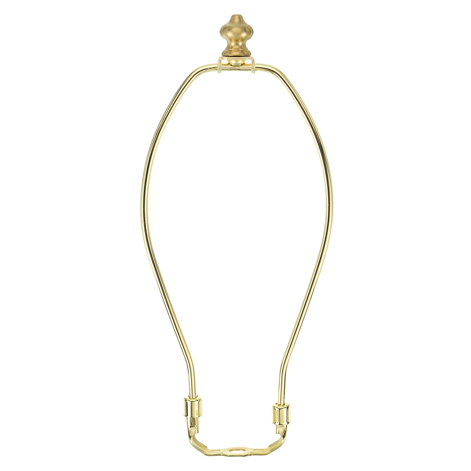 PATIKIL 10 Inch Lamp Harp Kit with 1 Inch Height Solid Brass Finial