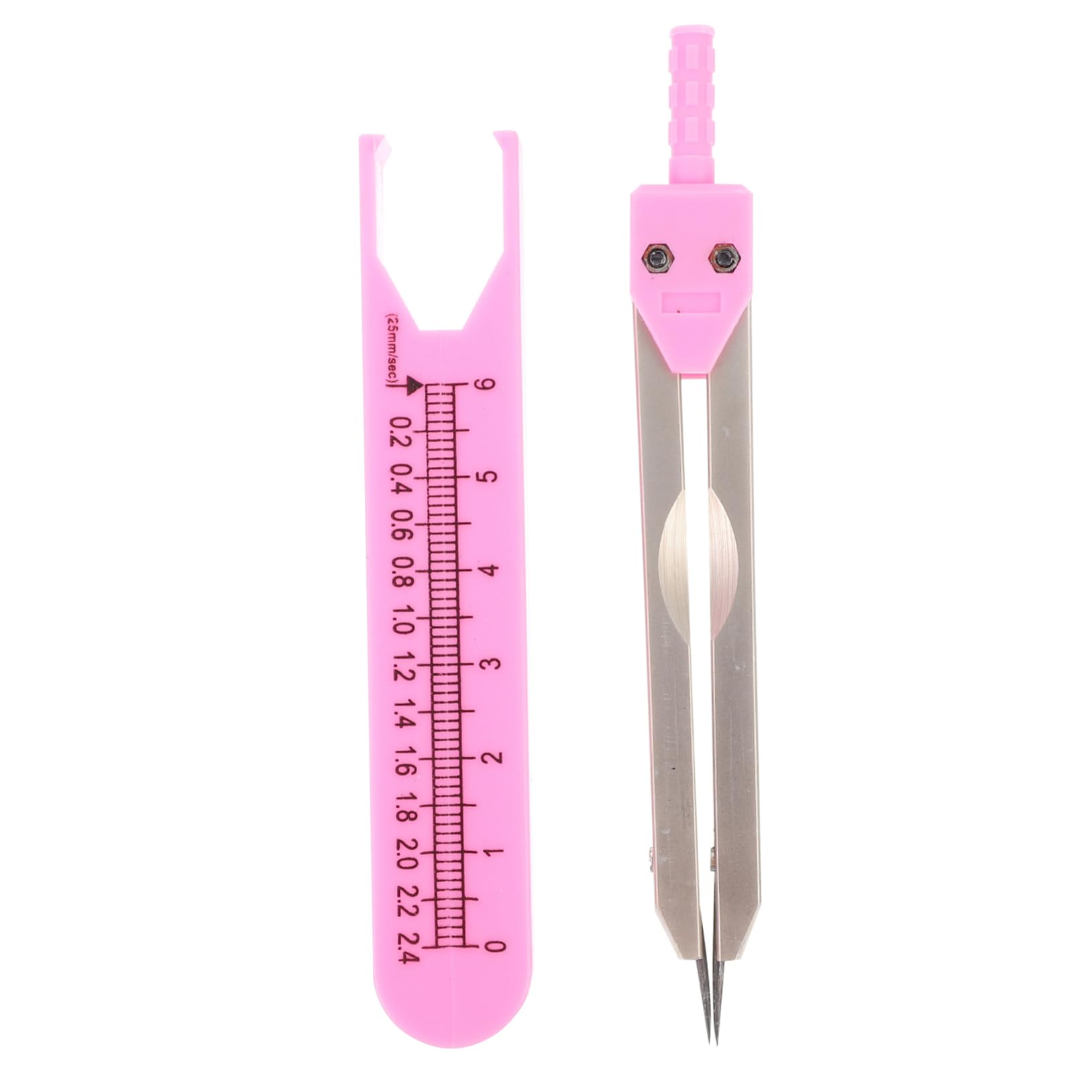 Gogogmee Caliper Calipers Electrocardiogram Measuring Tool Storage Case Medical Division Scale for Students