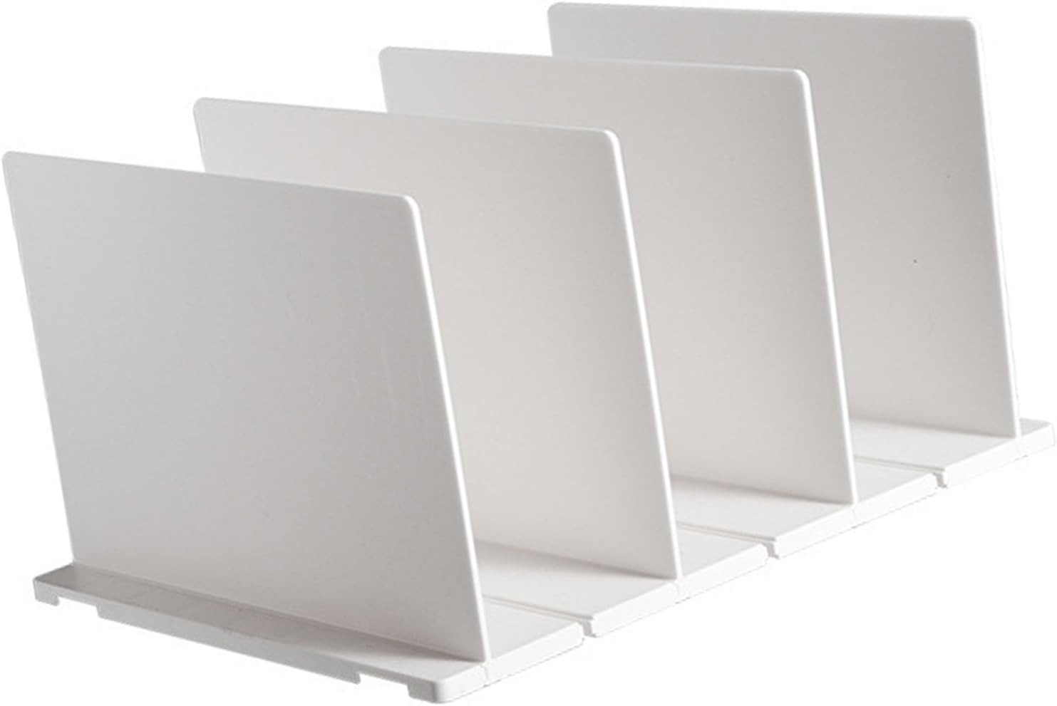 Shelf Divider White, Vertical Handbag Separator, Sturdy Pla Closet with Assembly, Space for Home Wardrobe Closet STO