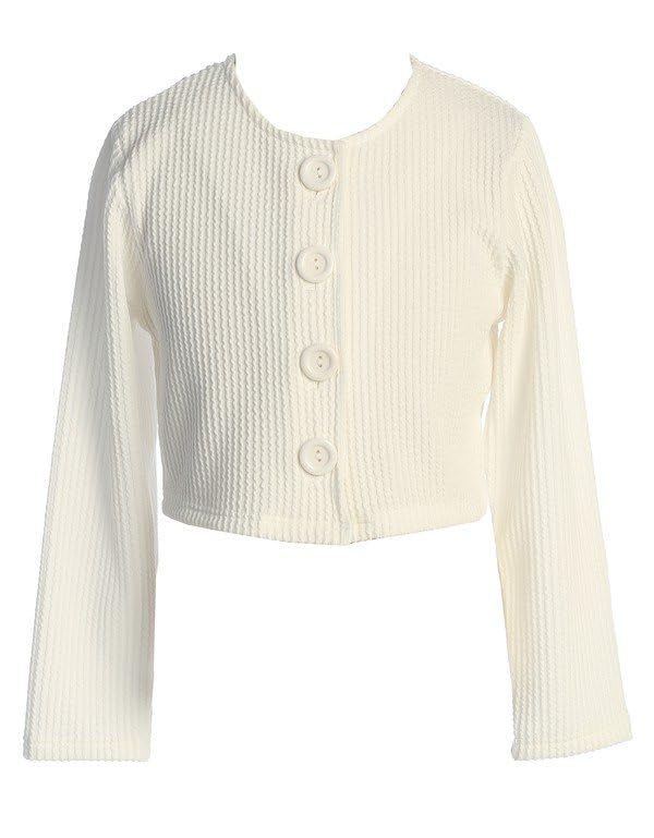 Dreamer Big Girls Long Sleeve Button Closure Cardigan Dress Coat Cover-up USA
