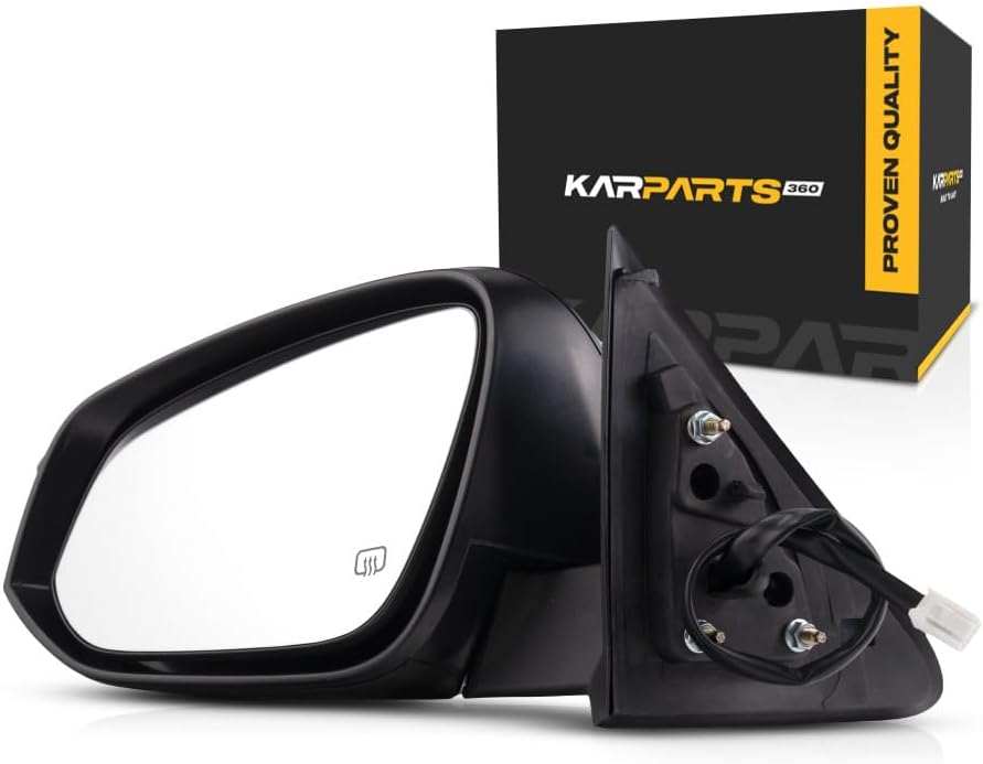 For Toyota Highlander 2014 2015 2016 Door Mirror Driver Side | Power | Heated | With Signal Indicator | Paint To Match | Replacement For 87940-0E133 | TO1320317