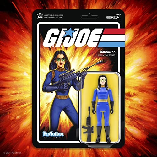 Super7 G.i. Joe Baroness 3.75 In Reaction Figure #TOP4