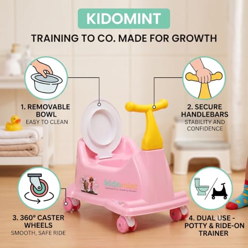 Image of 2-in-1 Potty Training Scooter is an innovative developmental tool designed to turn potty training into a fun, stress-free experience