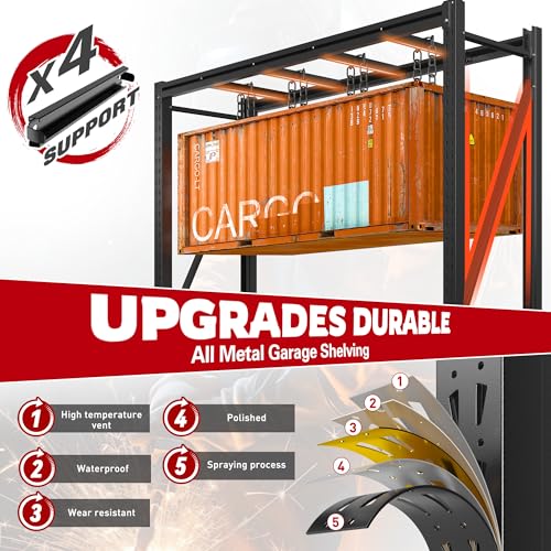 Romorgniz Garage Shelving Heavy Duty, 5000LBS Steel Rack for Garage, Shop - image 7
