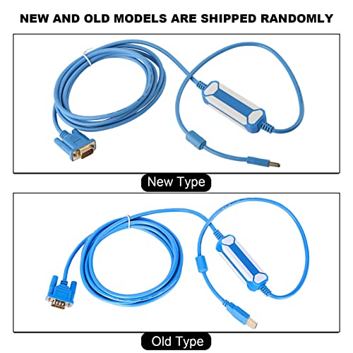 Câble de programmation PLC USB bleu cordon flexible 3m compatible CPM2C Changor