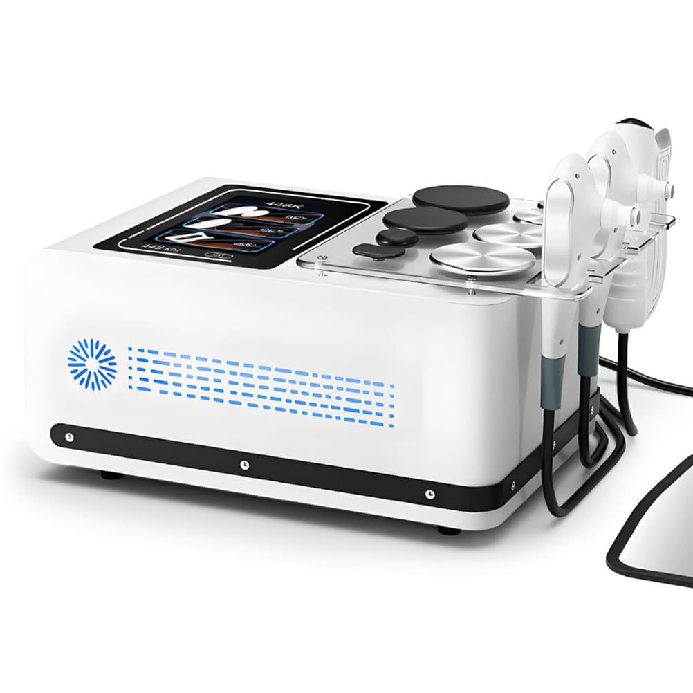 BCBKD Macchina Professionale RF per Bellezza E Perdita di Peso Dispositivo A Radiofrequenza 448 Khz con 3 Maniglie per Sollevamento, Modellamento del Corpo, 8 Postazioni di Lavoro