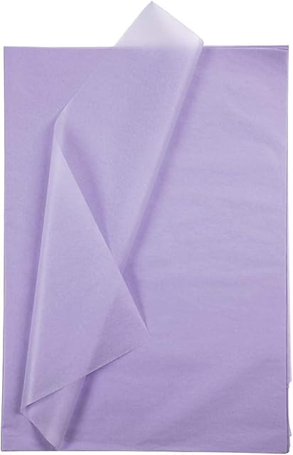 Saltech 20 Sheets of Purple Tissue Paper-20''x30''(50cmx75cm)-Gift Wrapping Paper- Acid Free-Kids Art and Craft Wrapping Paper Sheets. Purple
