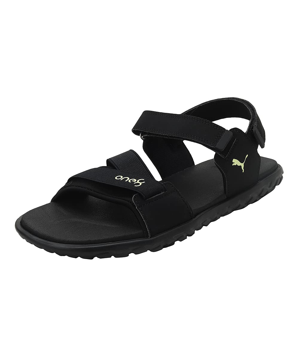 Puma Mens Stride v2 one8 Black-Sharp Green Sandal-8 Kids UK (38031601) (B08QJH9B1X) Amazon Price History, Amazon Price Tracker