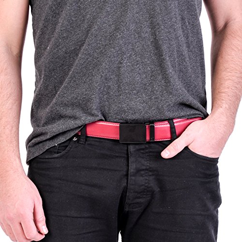 Image of Mission Belt Men's Leather Ratchet Belt, 40mm Metal Collection