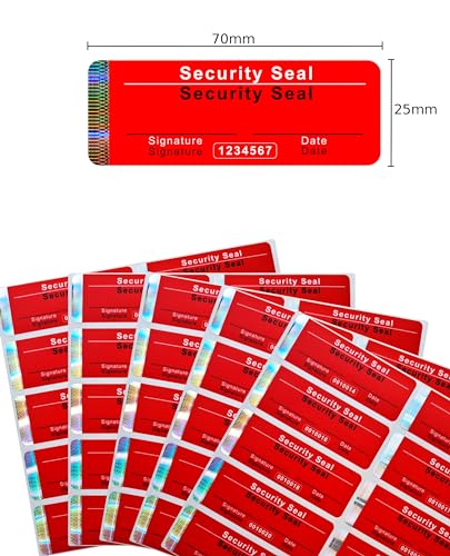 Sceau d'Authenticité Numéroté de Qualité Supérieure Inscriptible