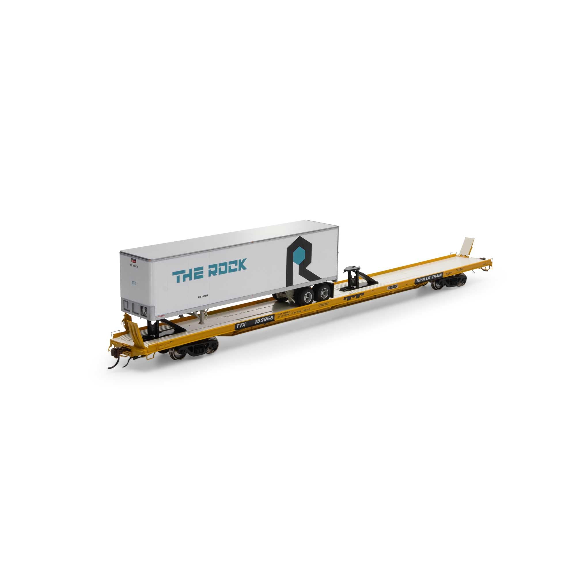 Athearn HO F89F Trailer/40' Trailer TTX #153958 RIZ ATHG69607 HO Vehicles