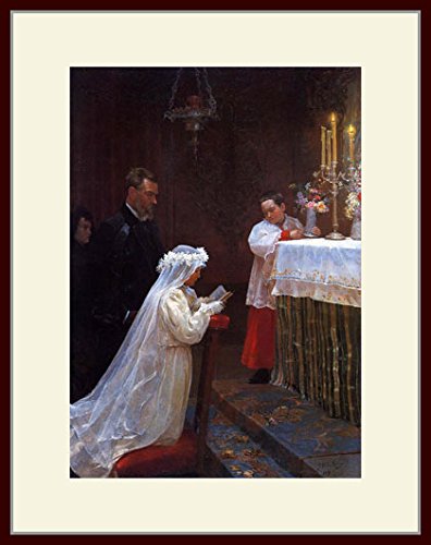 Amazon.co.jp: ピカソ・「初聖体拝領」 プリキャンバス複製画