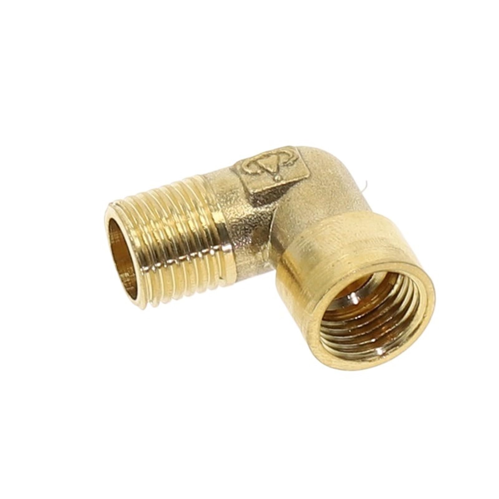 Mexeword Men's One Color Brass Pipe Fittings Bsp Fe Thread Elbow Nut Gasket