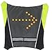 LED Turn Signal Vest, Sac à Dos Bike LED Widget avec télécommande - 4 Indicateur Modes, USB Rechargeable - Convient pour Le Cyclisme, navettage et Courir