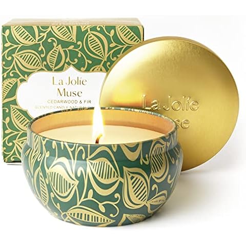 La Jolíe Muse Vela aromatica de Madera de Cedro y Abeto, Limón Eucalipto Romero Cover