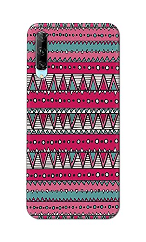 Image of Printed Hard Back Cover Case for Honor 9X Pro | Huawei Y9s Back Cover (Geometric Vintage Pattern) -1803