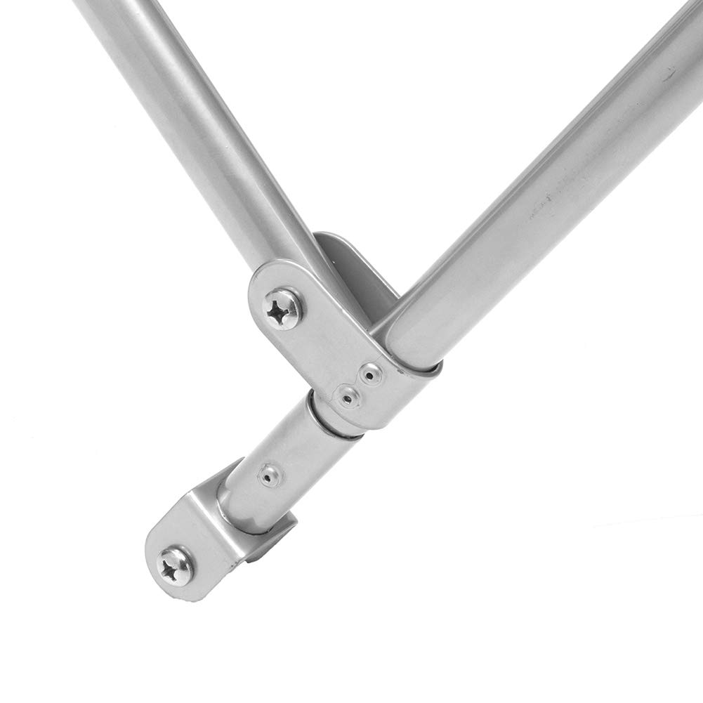 Telo copribarca Bimini Top, tendalino Parasole per gommoni da 2 a 5 Persone + Braccio di Supporto, 160 * 120 * 110 cm